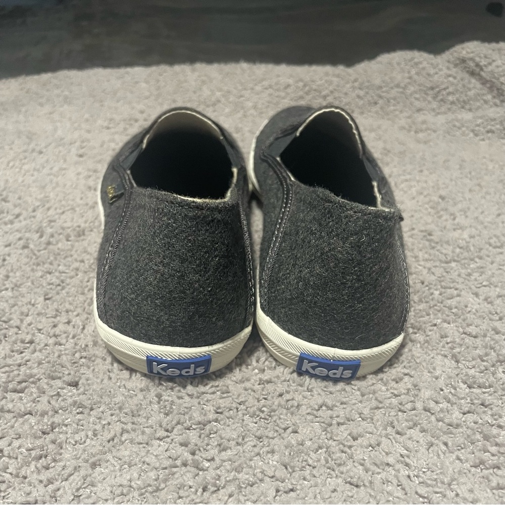 Keds Charcoal Gray Slip-On Shoes - Picture 3 of 5